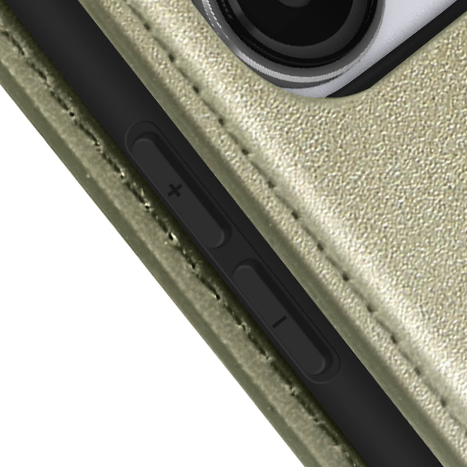 Étui pour iPhone 13 Pro Max Porte-carte Support Vidéo Clapet Magnétique-4