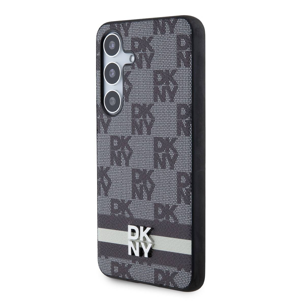Coque pour Galaxy S24 Élégante avec Motifs à Carreaux et à Rayures-3