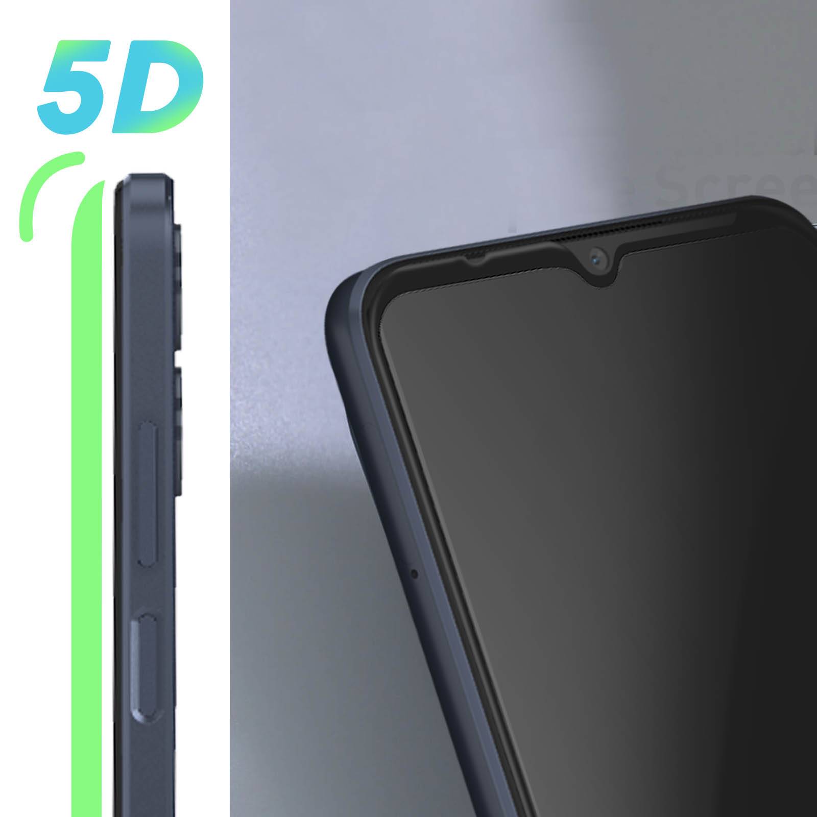 Verre Trempé pour Oppo A17 et pour Realme C33 Dureté 9H 5D Adhésion Totale-3