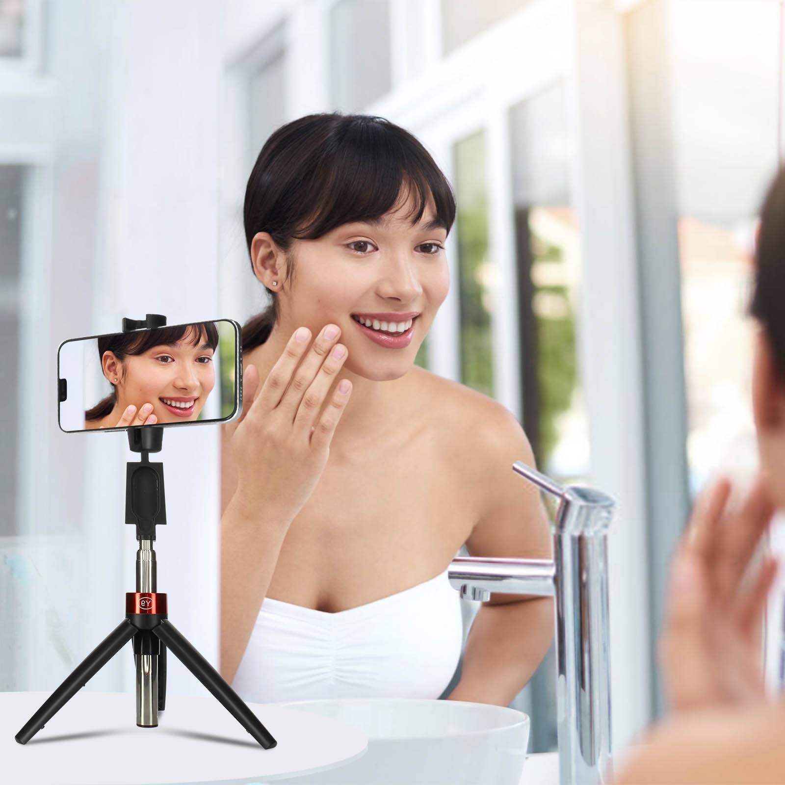 Perche Selfie Smartphone Bluetooth sans-fil Trépied Extensible Rotatif-2