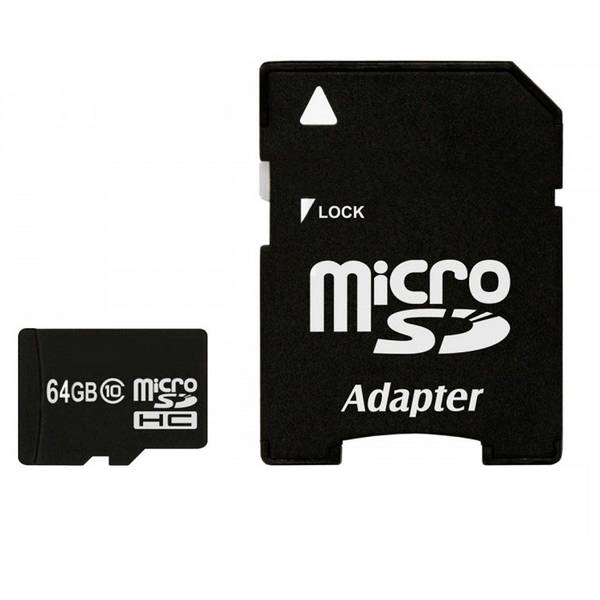 Carte Micro SD 64go Class 10 + adaptateur SD