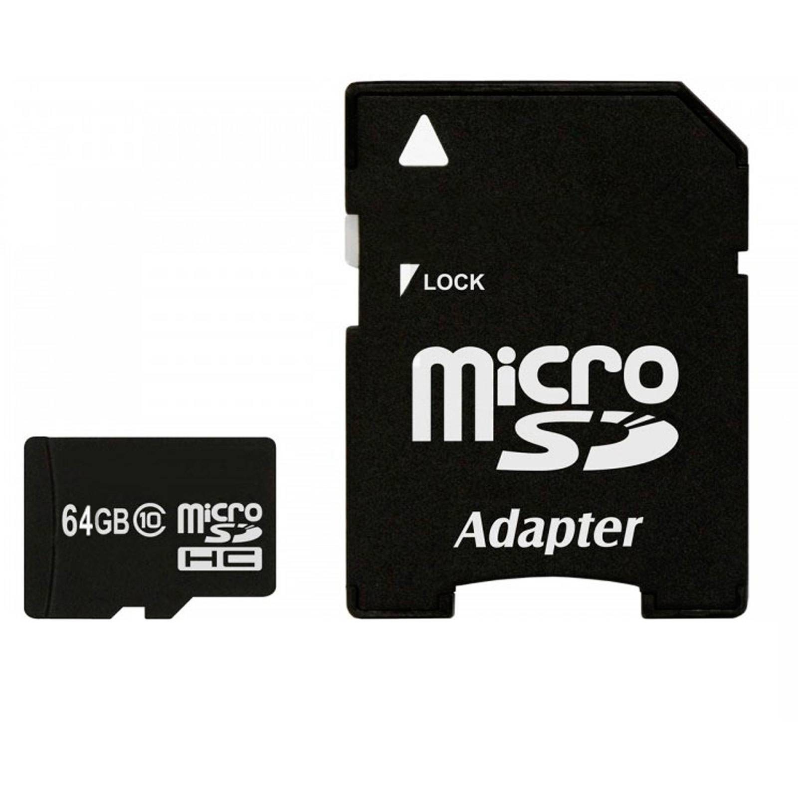 Carte Micro SD 64go Class 10 + adaptateur SD-0