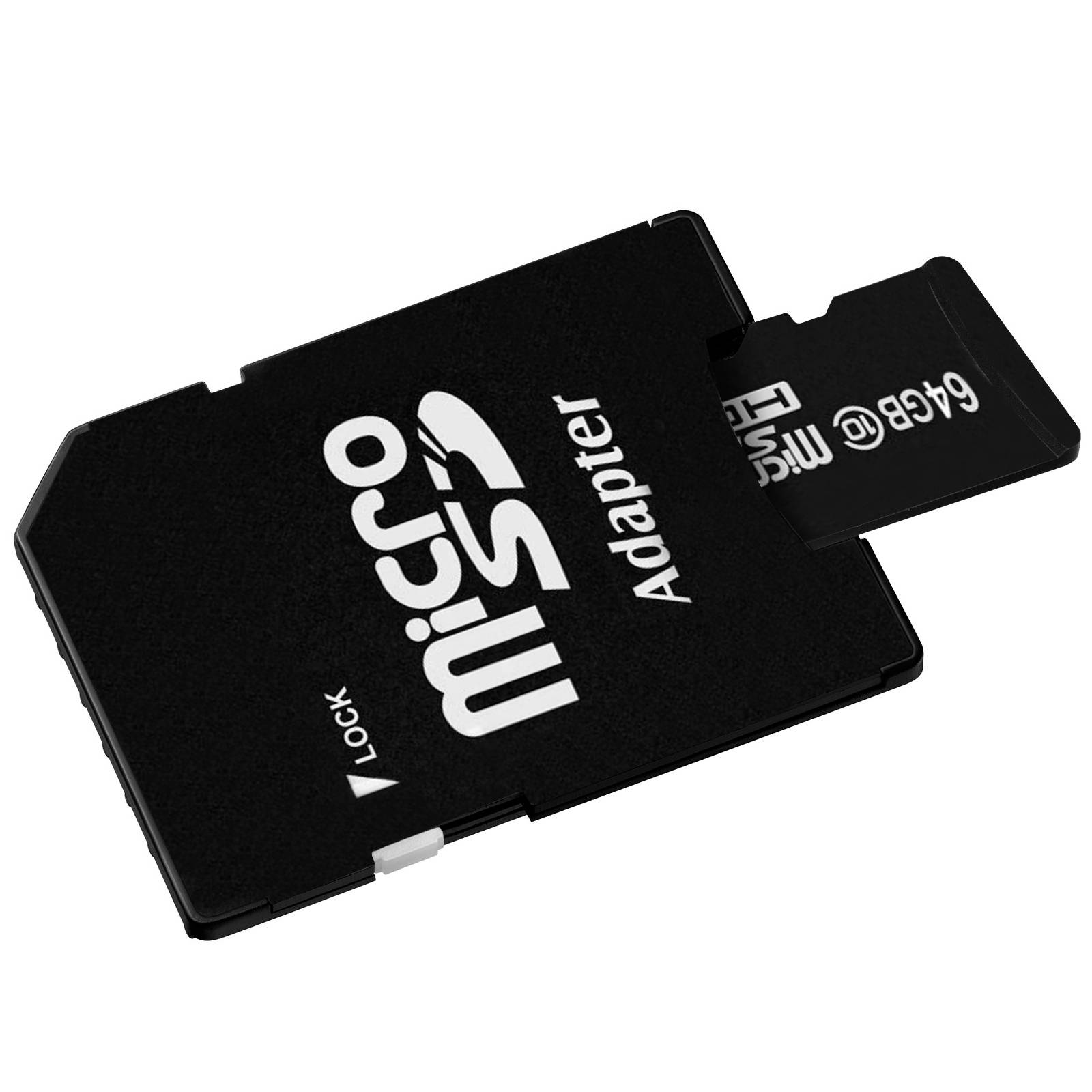 Carte Micro SD 64go Class 10 + adaptateur SD-1