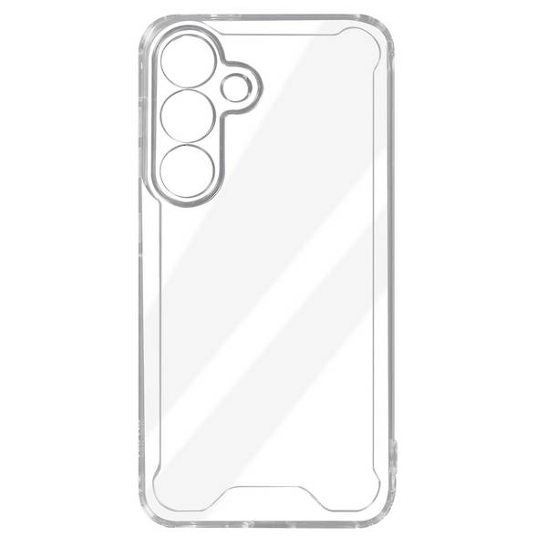 Coque pour Samsung Galaxy S24 Rigide Coins Renforcés Bords Surélevés