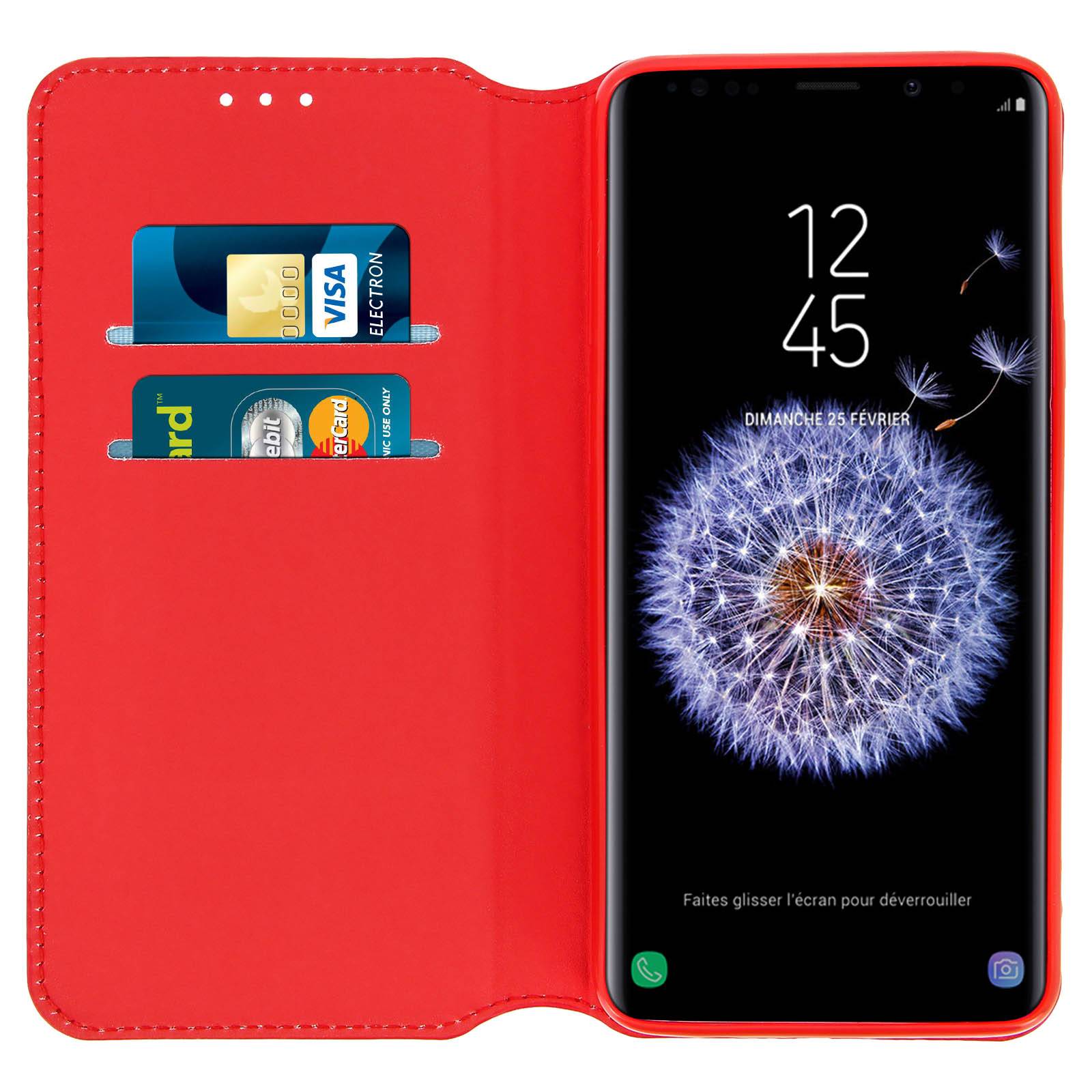Étui pour Samsung Galaxy S9 Housse folio Porte-carte Fonction Support-3