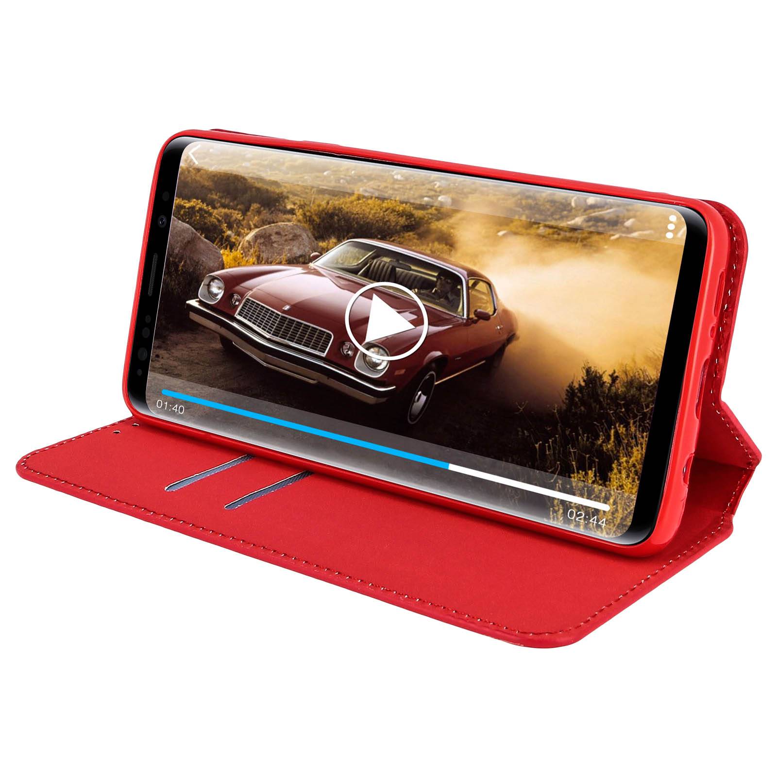 Étui pour Samsung Galaxy S9 Housse folio Porte-carte Fonction Support-4