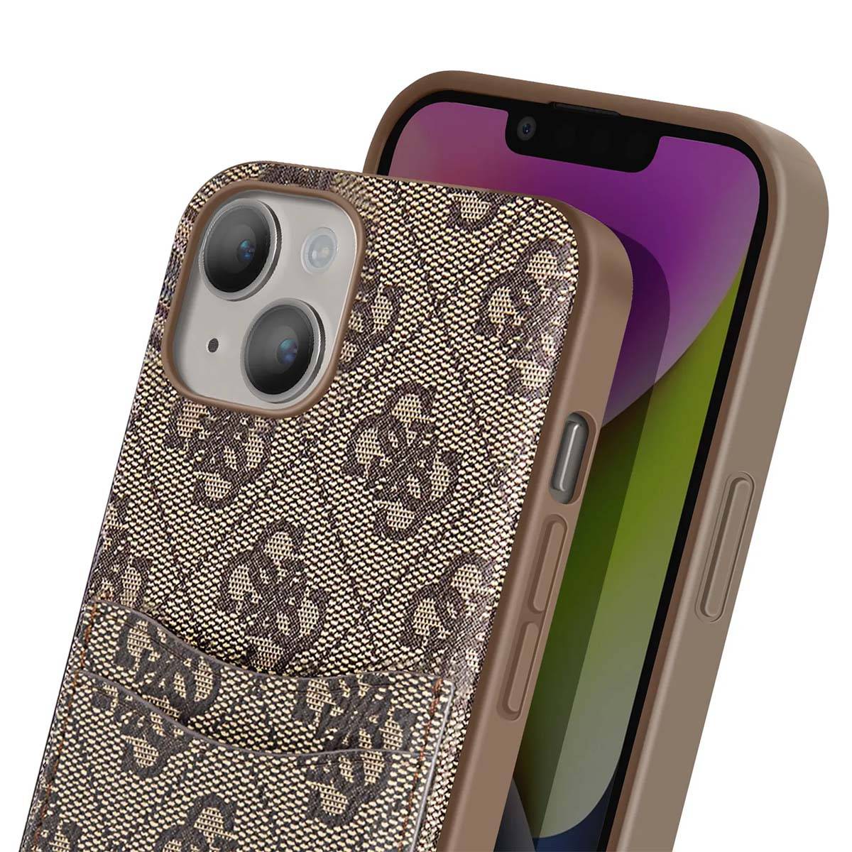 Coque pour Apple iPhone 14 PU 4G Porte-cartes-3