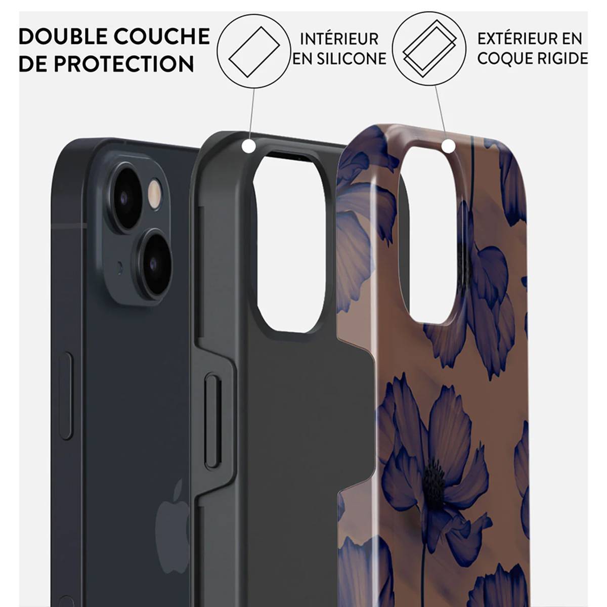 Coque pour iPhone 13 MagSafe Tough Antichocs Modèle Velvet Night-2