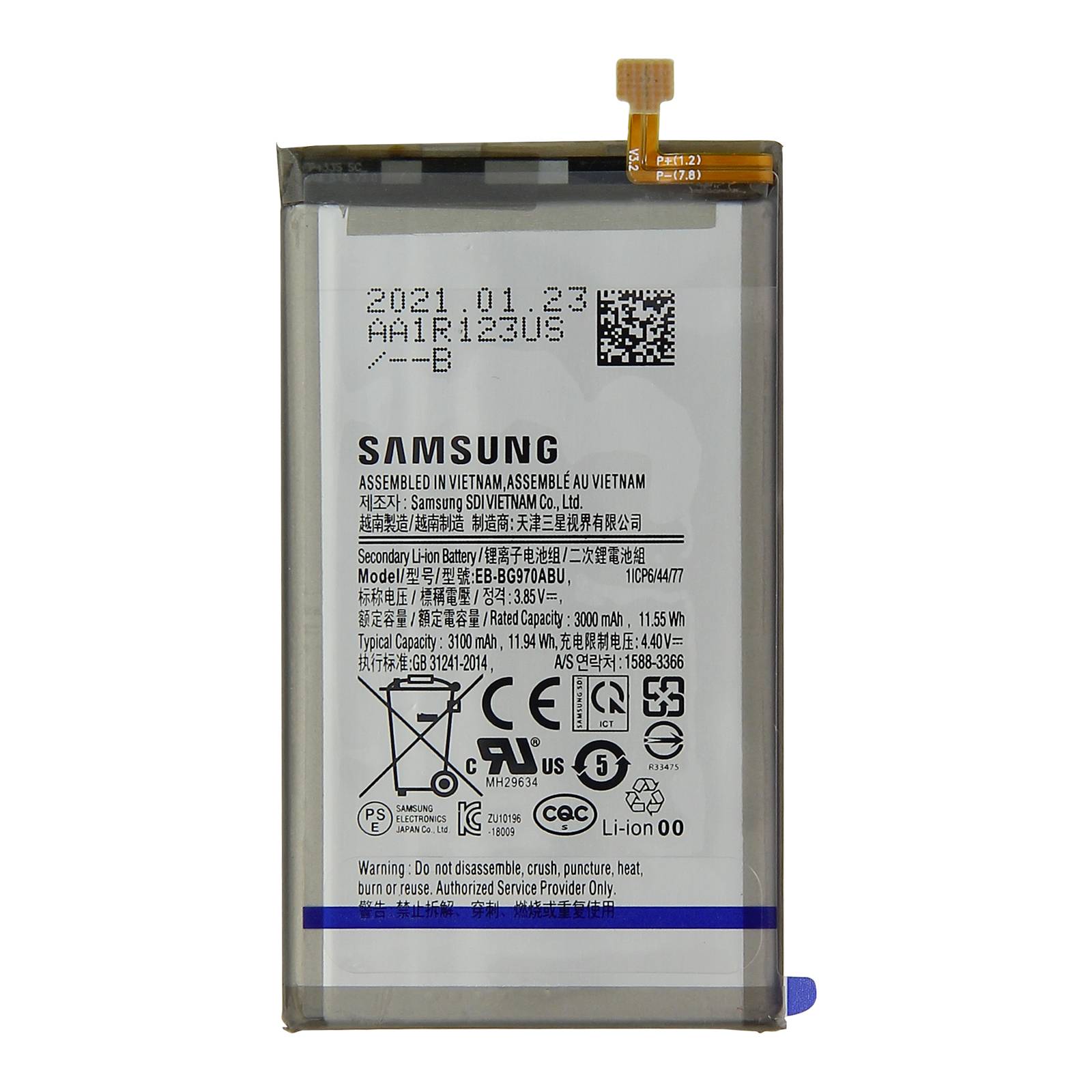 Batterie pour Samsung Galaxy S10e 3100 mAh-1