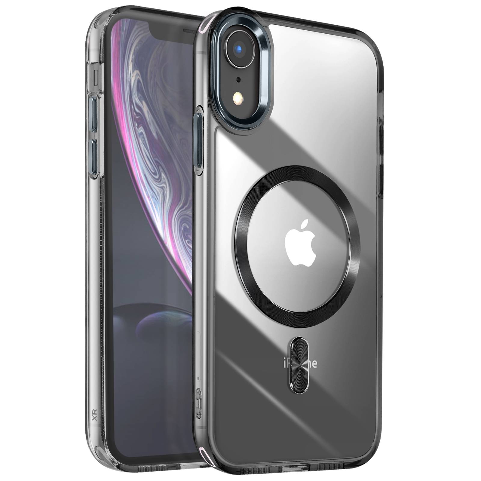 Coque MagSafe pour iPhone XR Dos Cristal Color-0