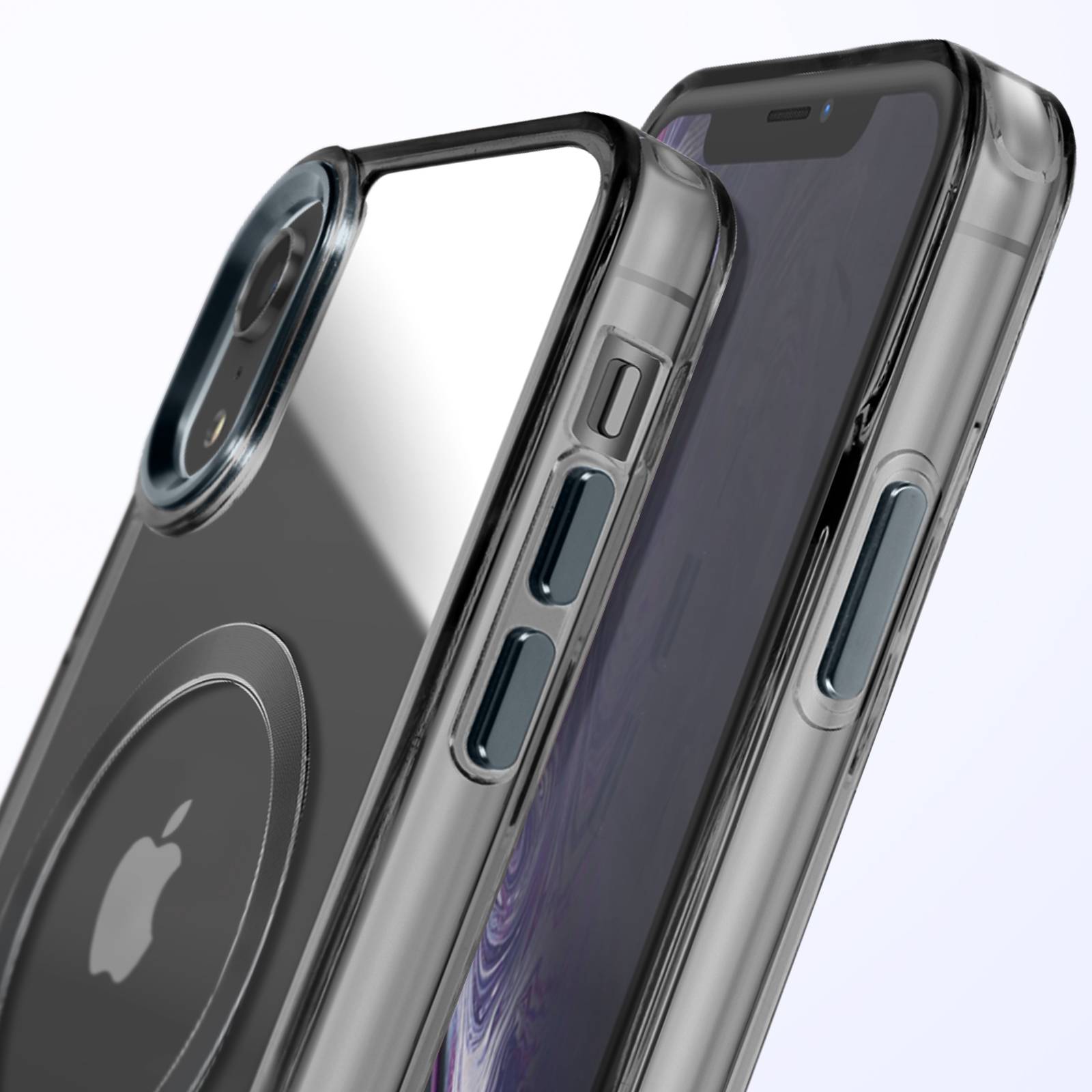 Coque MagSafe pour iPhone XR Dos Cristal Color-3