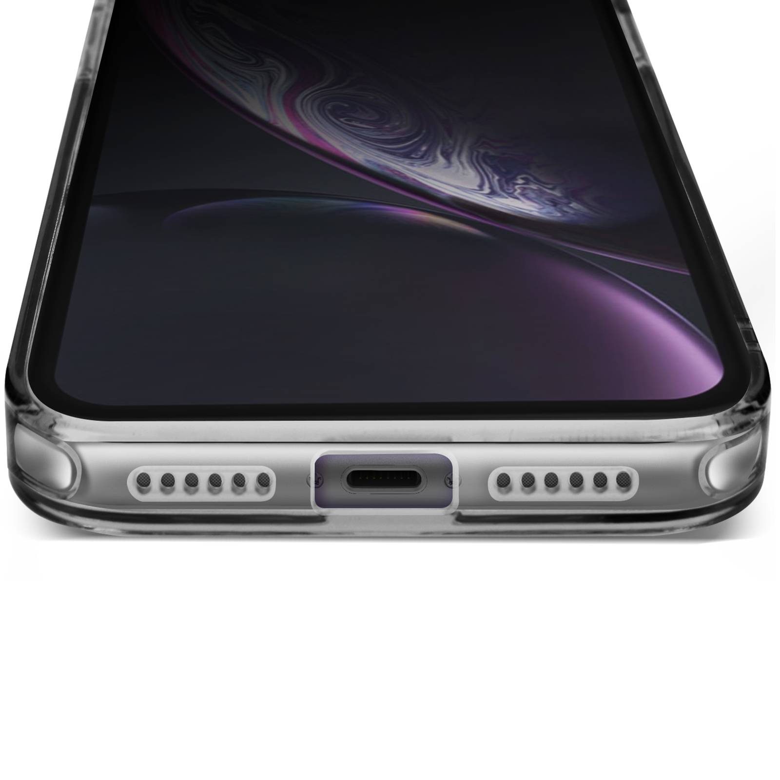 Coque MagSafe pour iPhone XR Dos Cristal Color-4