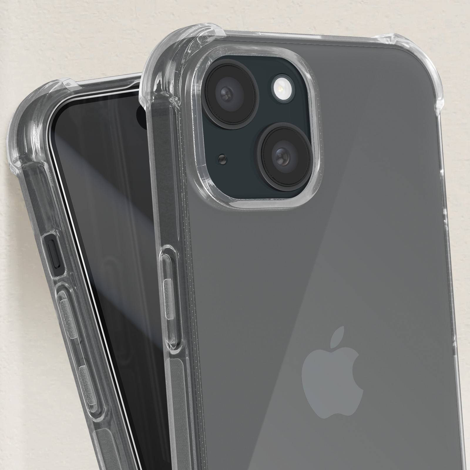 Coque pour iPhone 15 Plus Coins Renforcés Antichoc + Verre Trempé 9H-2