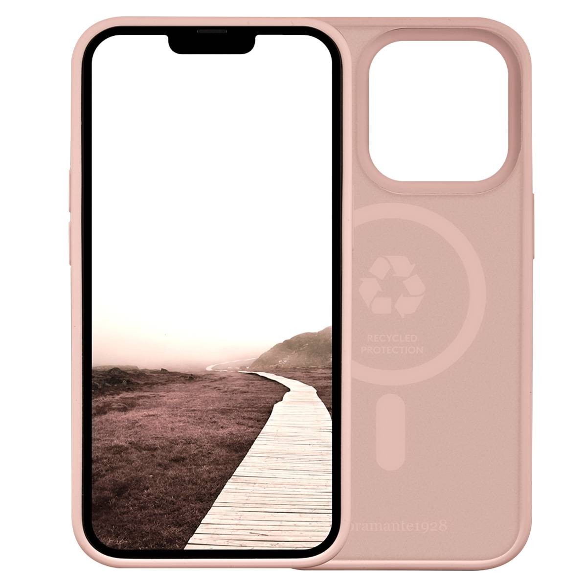 Coque pour iPhone 14 Pro Max Compatible MagSafe Monaco Pink Sand-3
