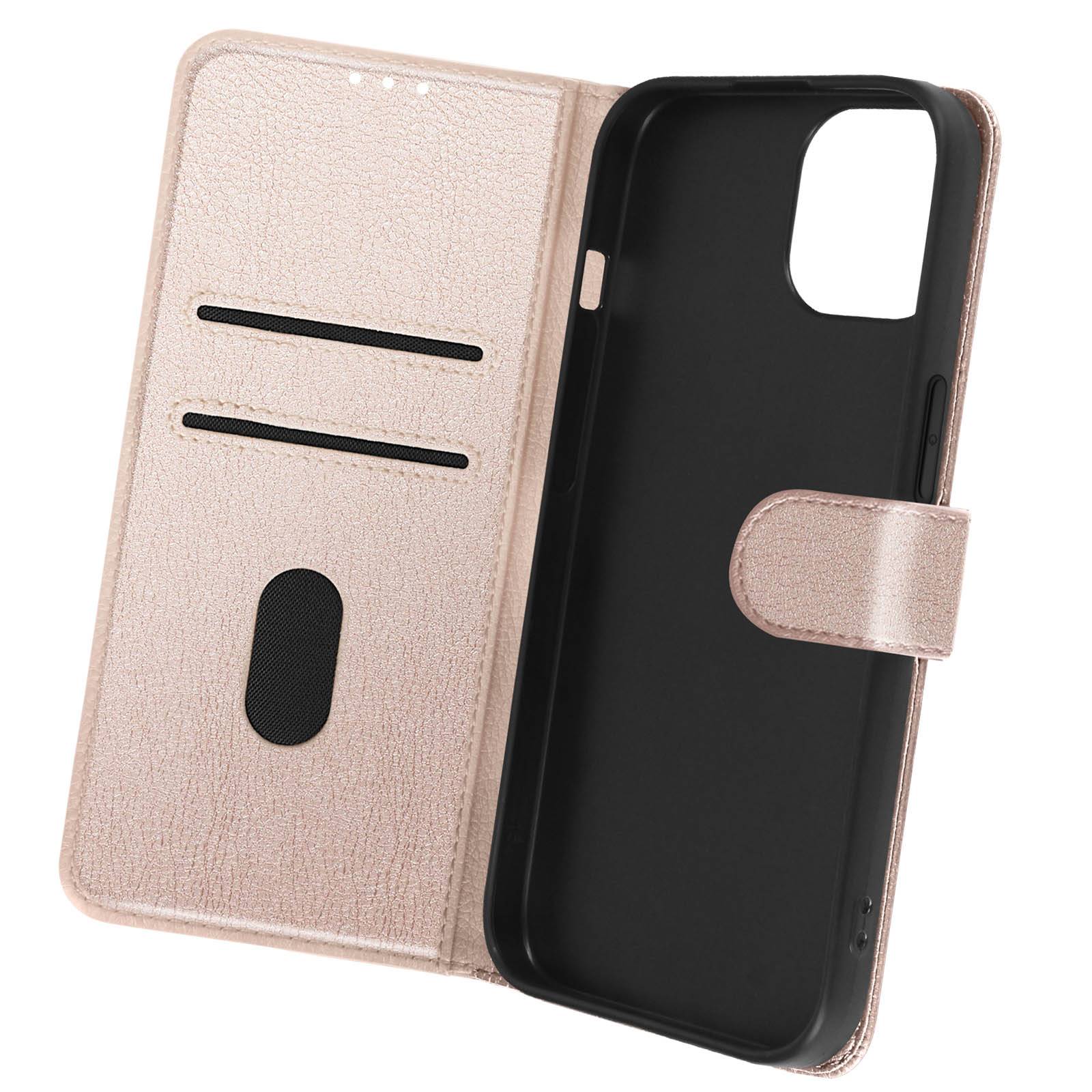 Étui pour iPhone 15 Pro Max Clapet Portefeuille Fonction Support Vidéo-1