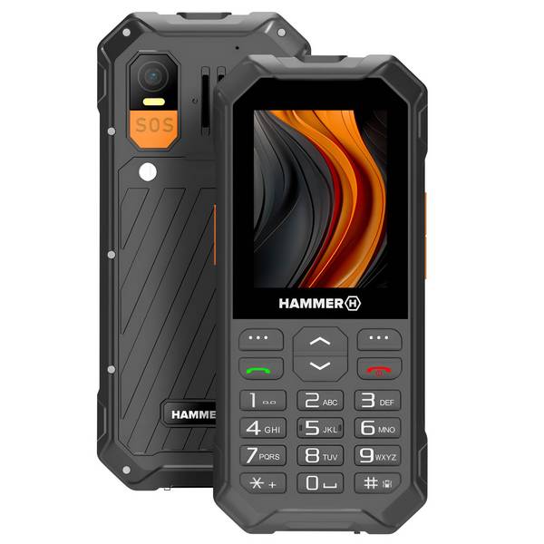 Téléphone Résistant HAMMER 6 LTE IP68 Réseau 4G Batterie 2500mAh