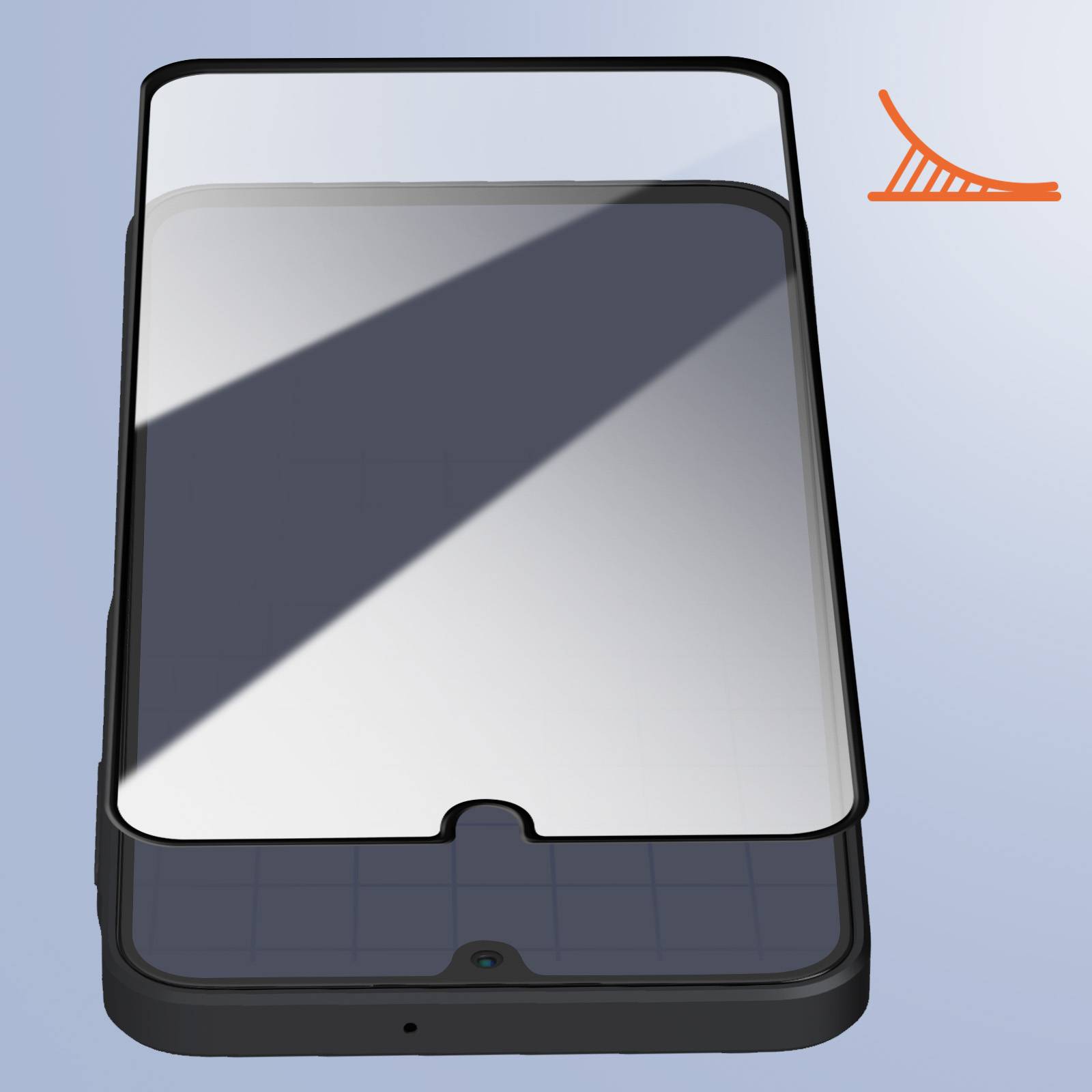 Protection d'Écran Verre Trempé pour Samsung Galaxy A17 Bord Biseauté 3D-4