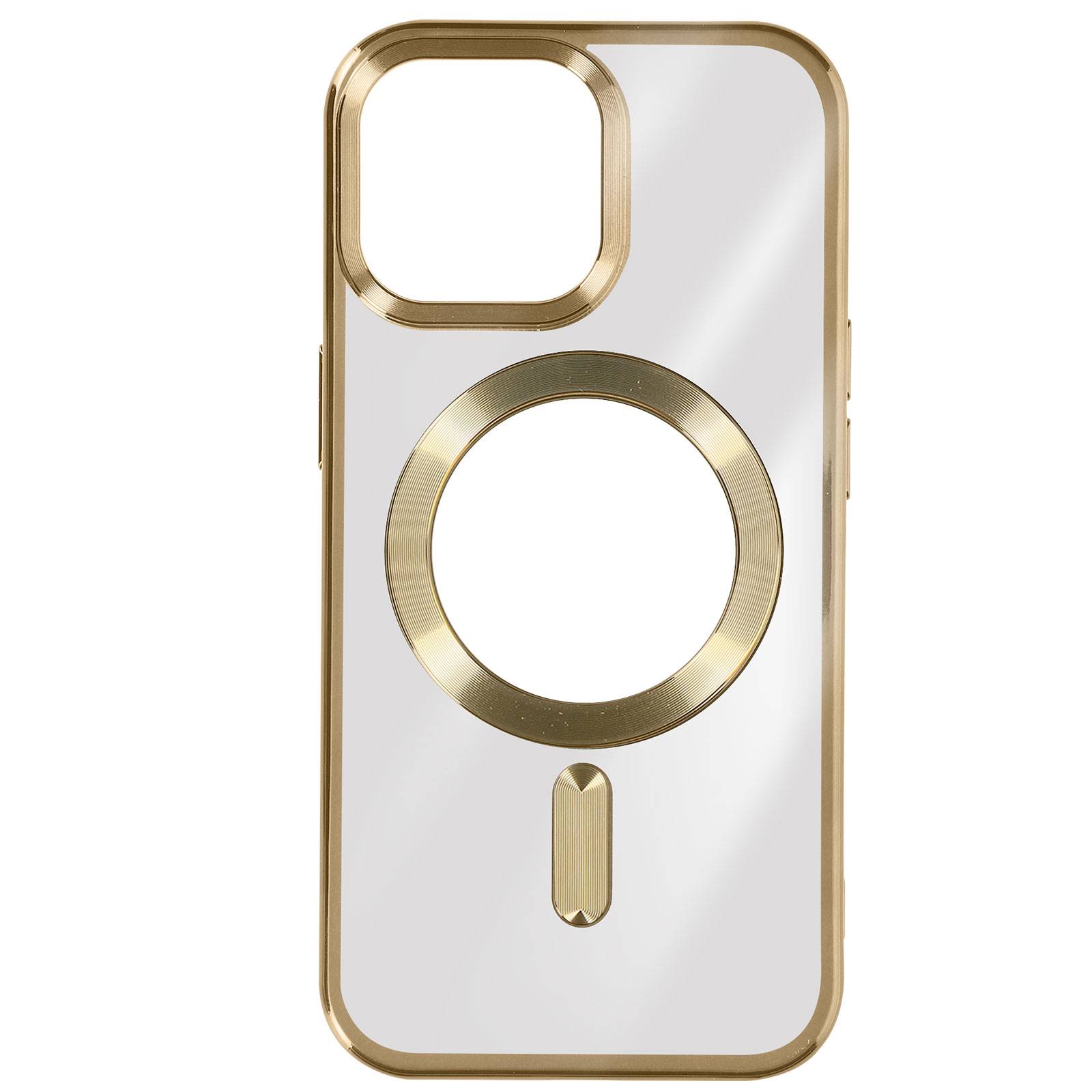 Coque MagSafe pour iPhone 15 Pro Max Silicone Protection Caméra Chromé-0