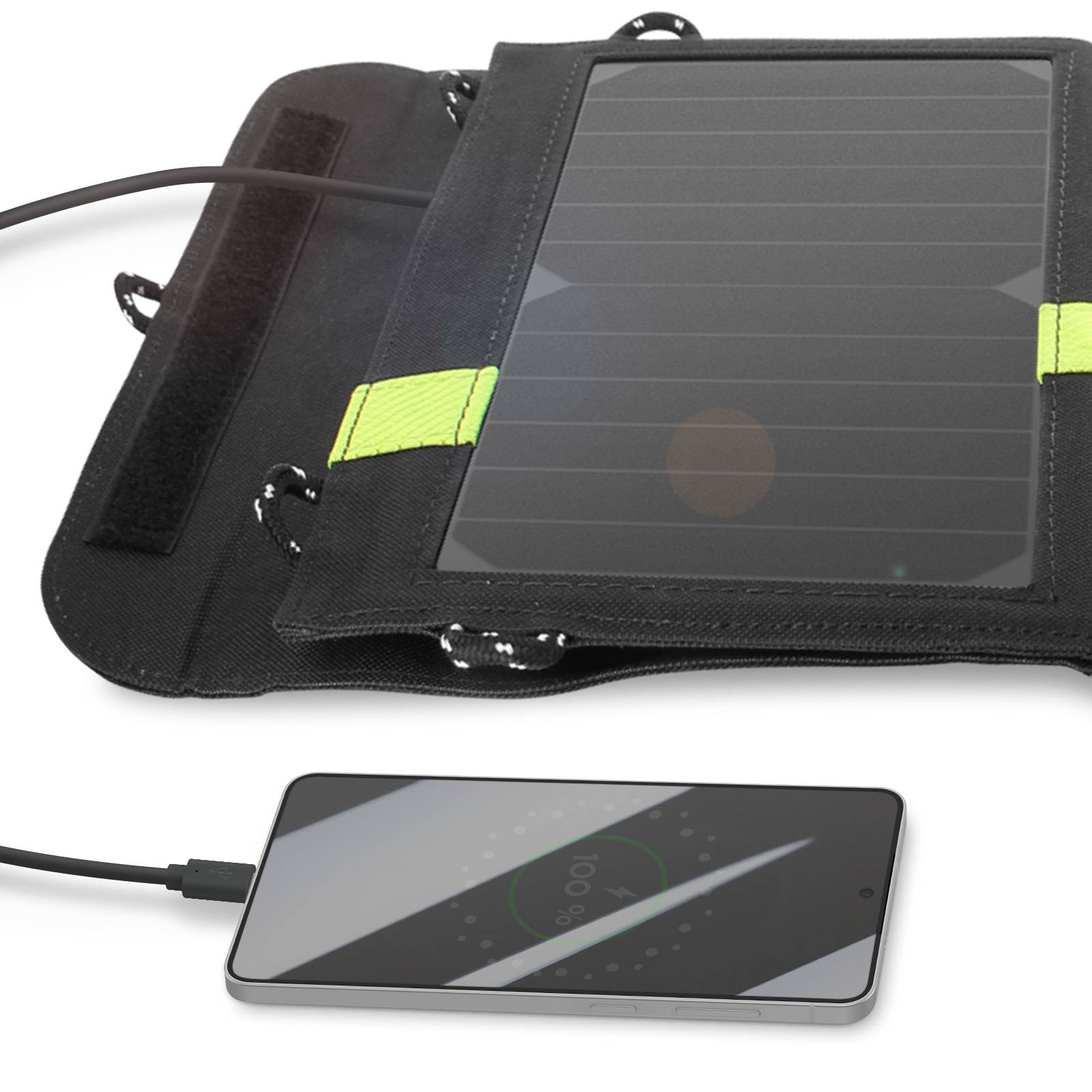 Chargeur Solaire Étanche 20W Double USB Pliable pour l'extérieur-2