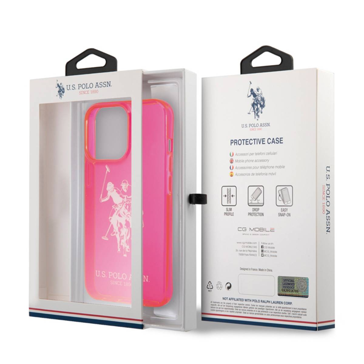 Coque pour iPhone 13 Pro Élégante Collection Big Horse-2