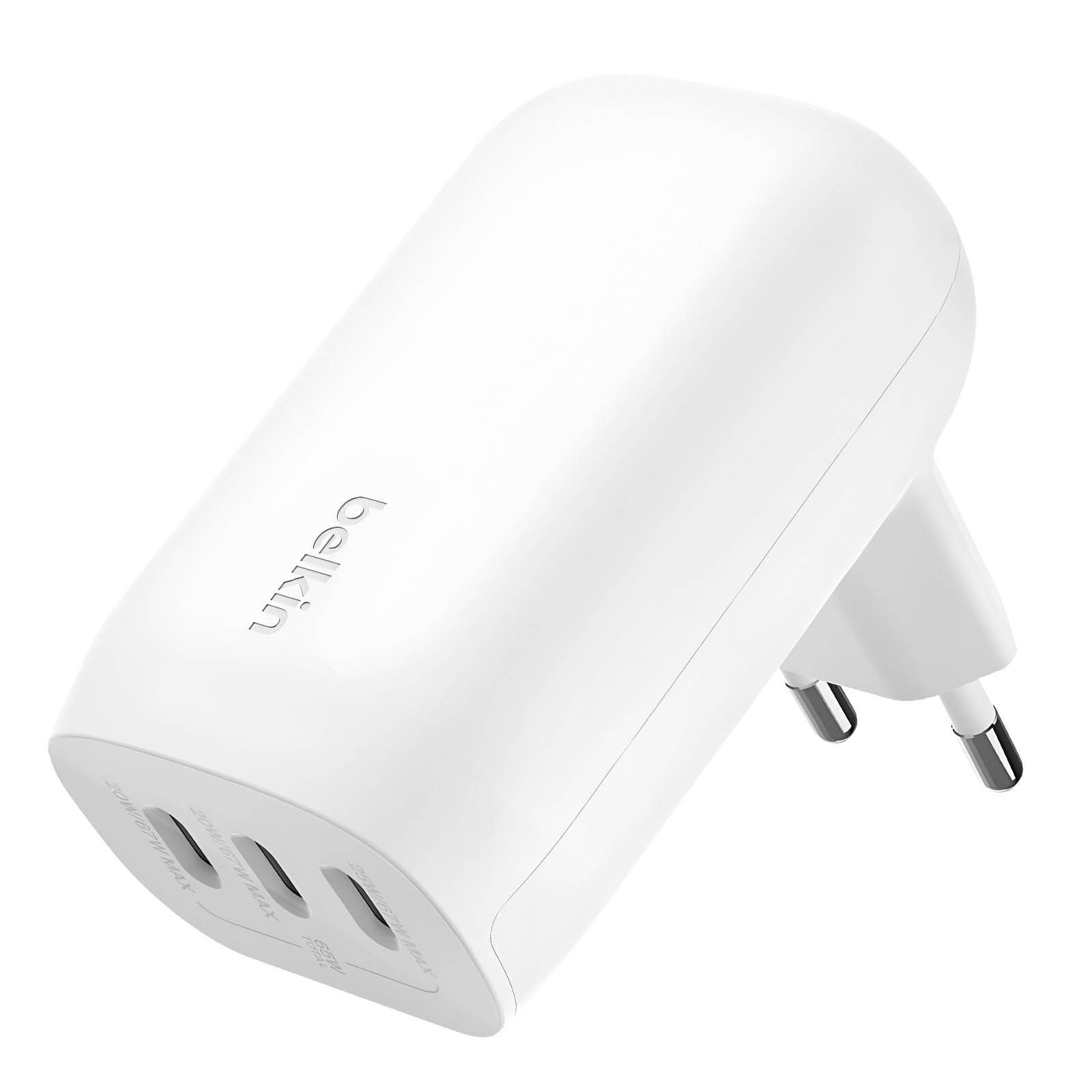 Chargeur Secteur 67W 3 Ports USB-C Power Delivery Design Compact-0