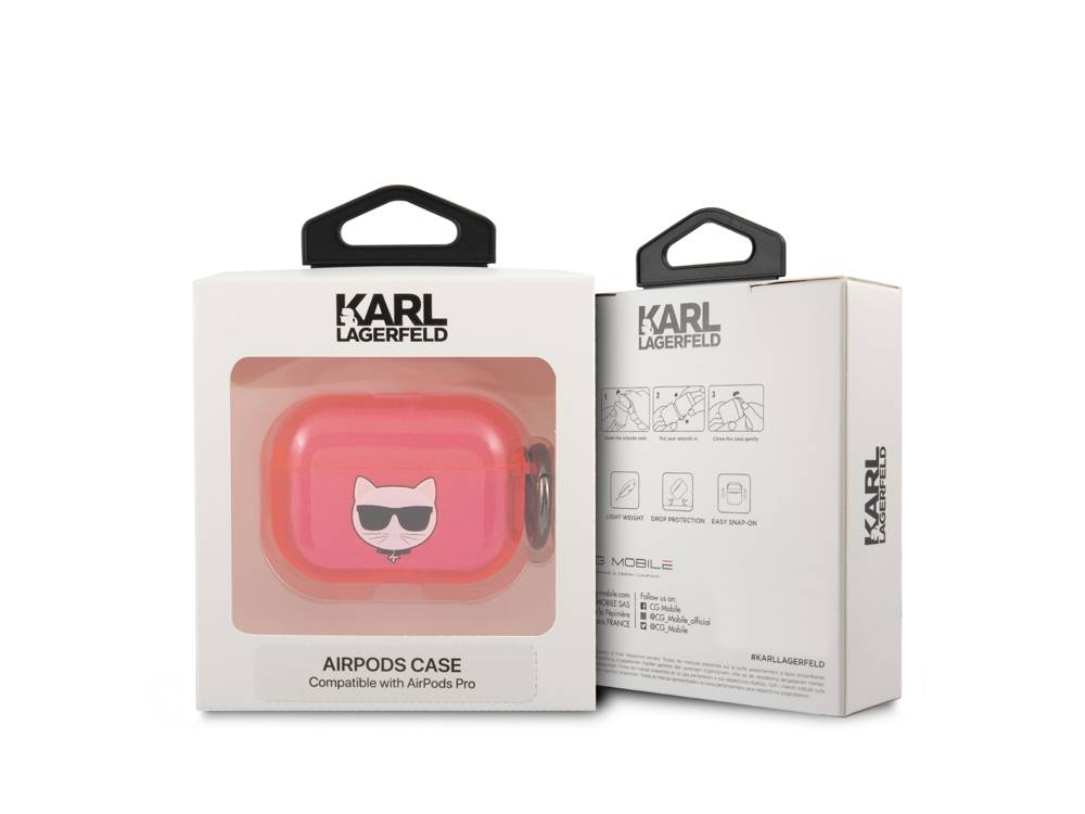 Coque pour Airpods Pro Choupette Translucide en Silicone-2