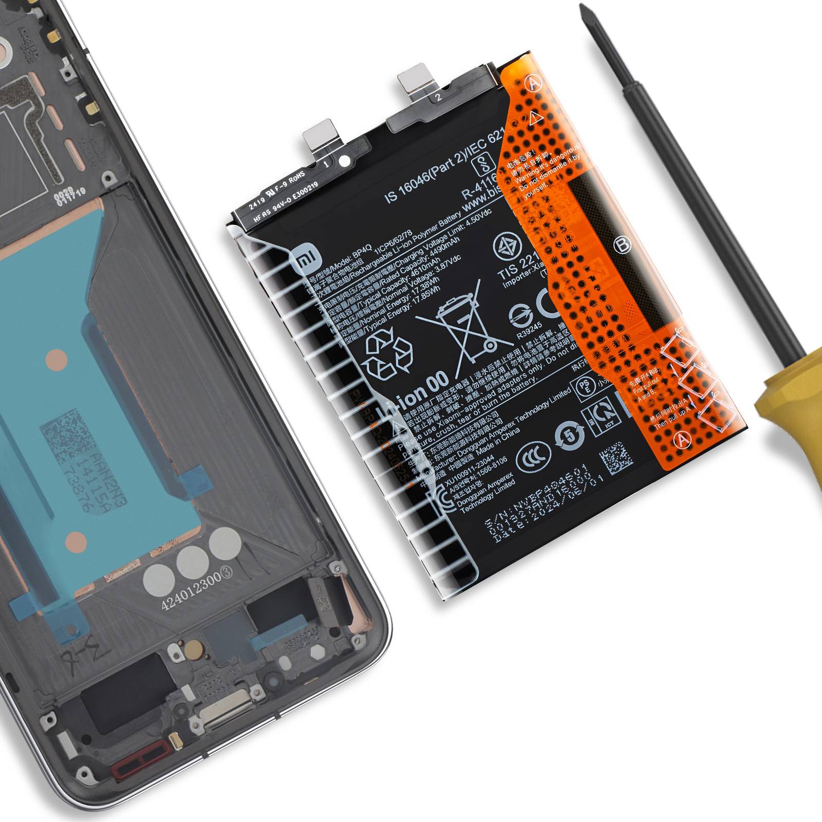 Batterie interne pour Xiaomi 14 4610mAh modèle BP4Q Original-2
