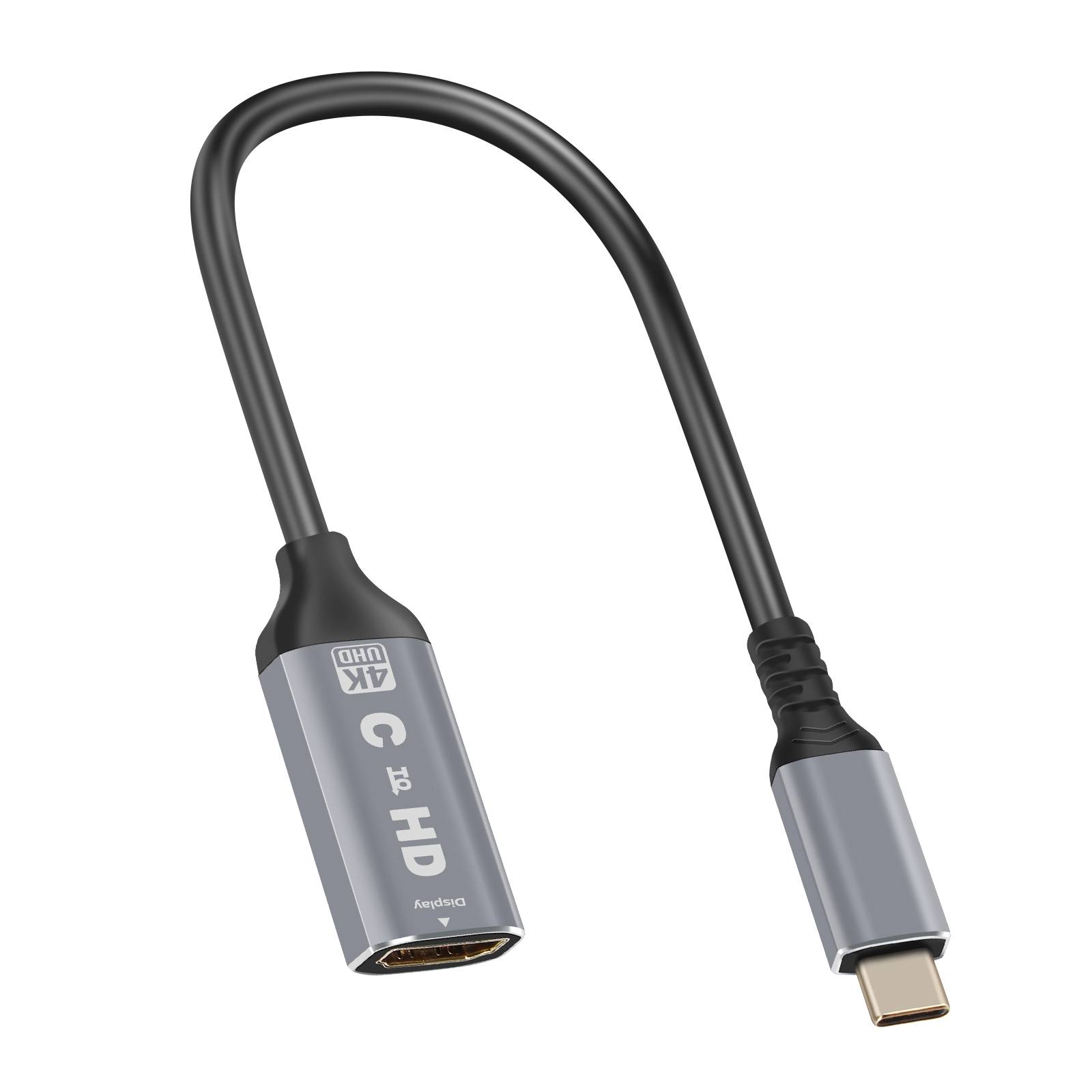 Adaptateur Vidéo USB C vers HDMI 4K Haute Résolution Design Compact-0