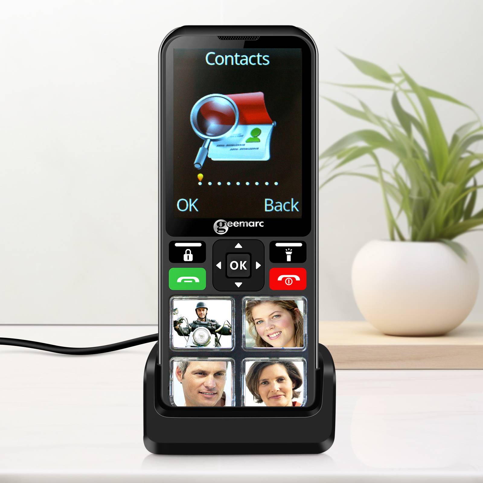 Téléphone Portable Senior 4G - Boutons SOS - Mémoires Photos-3