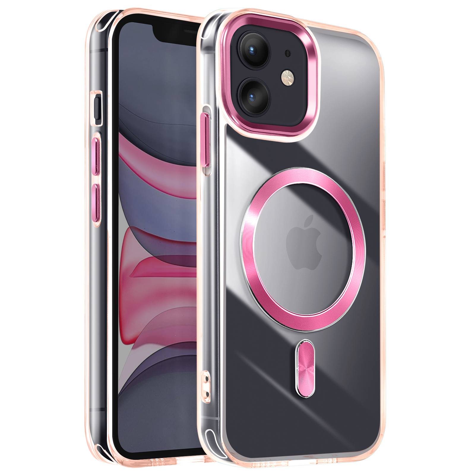 Coque MagSafe pour iPhone 11 Dos Cristal Color-0