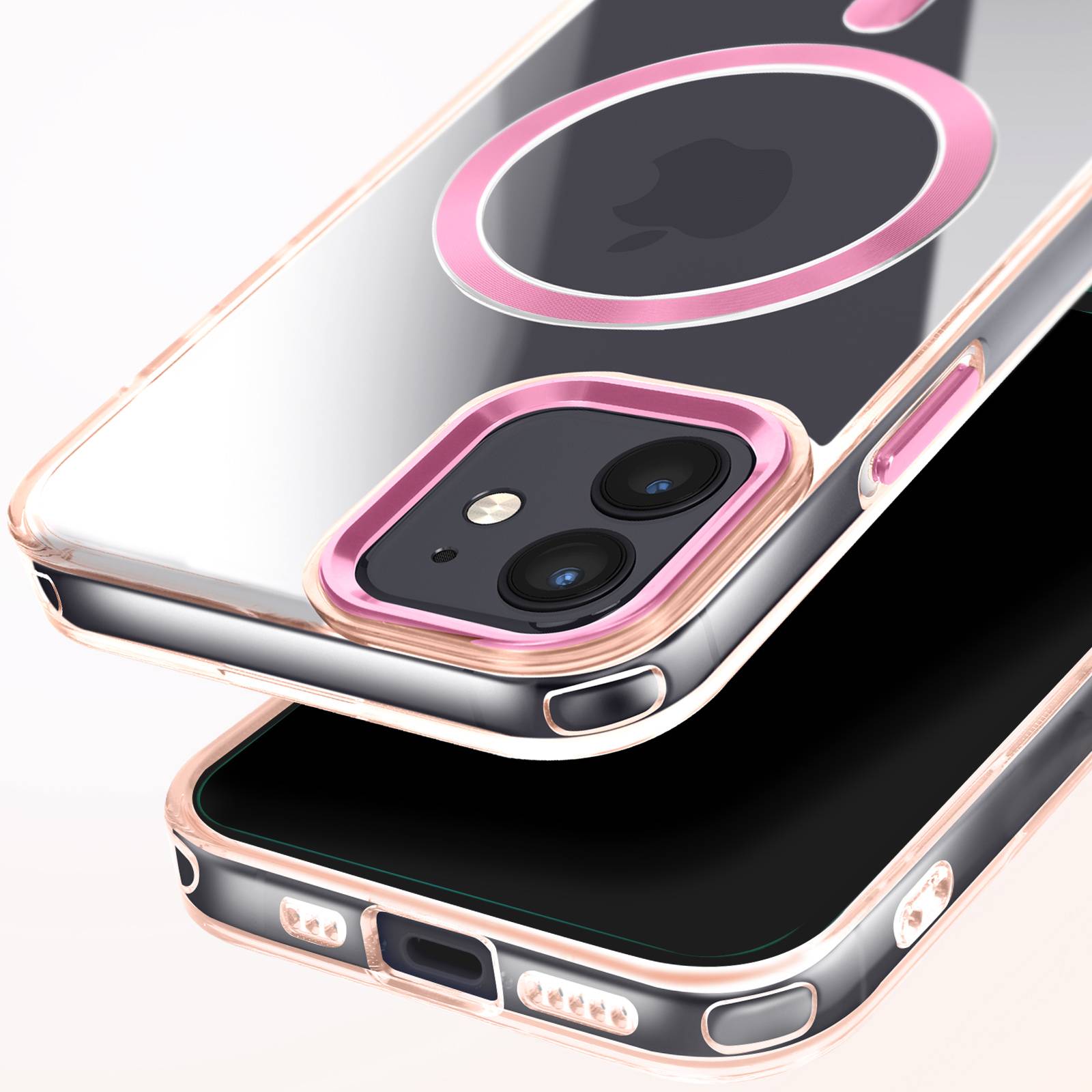 Coque MagSafe pour iPhone 11 Dos Cristal Color-1