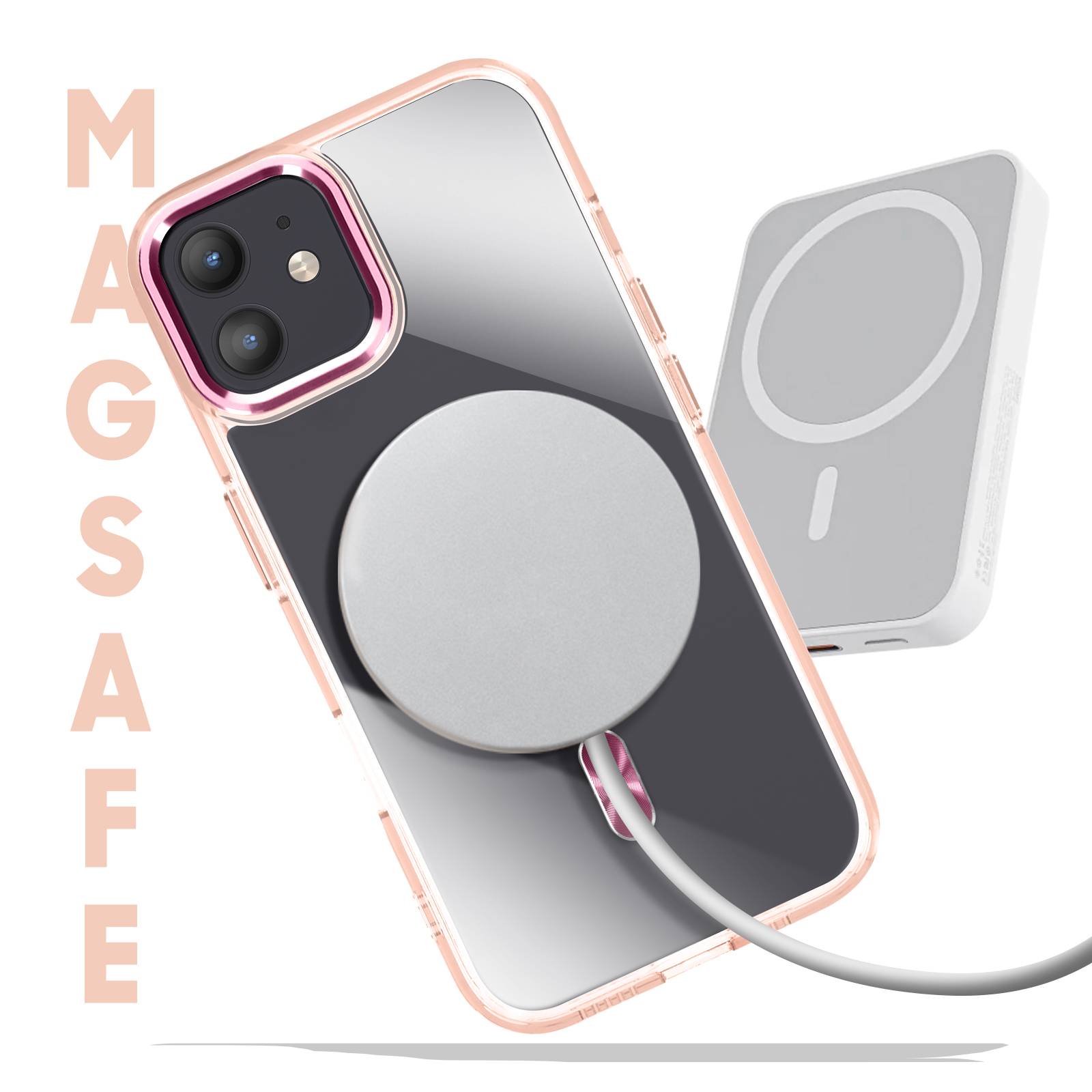 Coque MagSafe pour iPhone 11 Dos Cristal Color-2