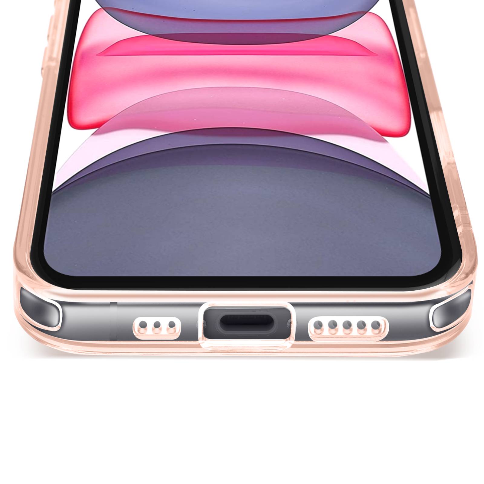 Coque MagSafe pour iPhone 11 Dos Cristal Color-4