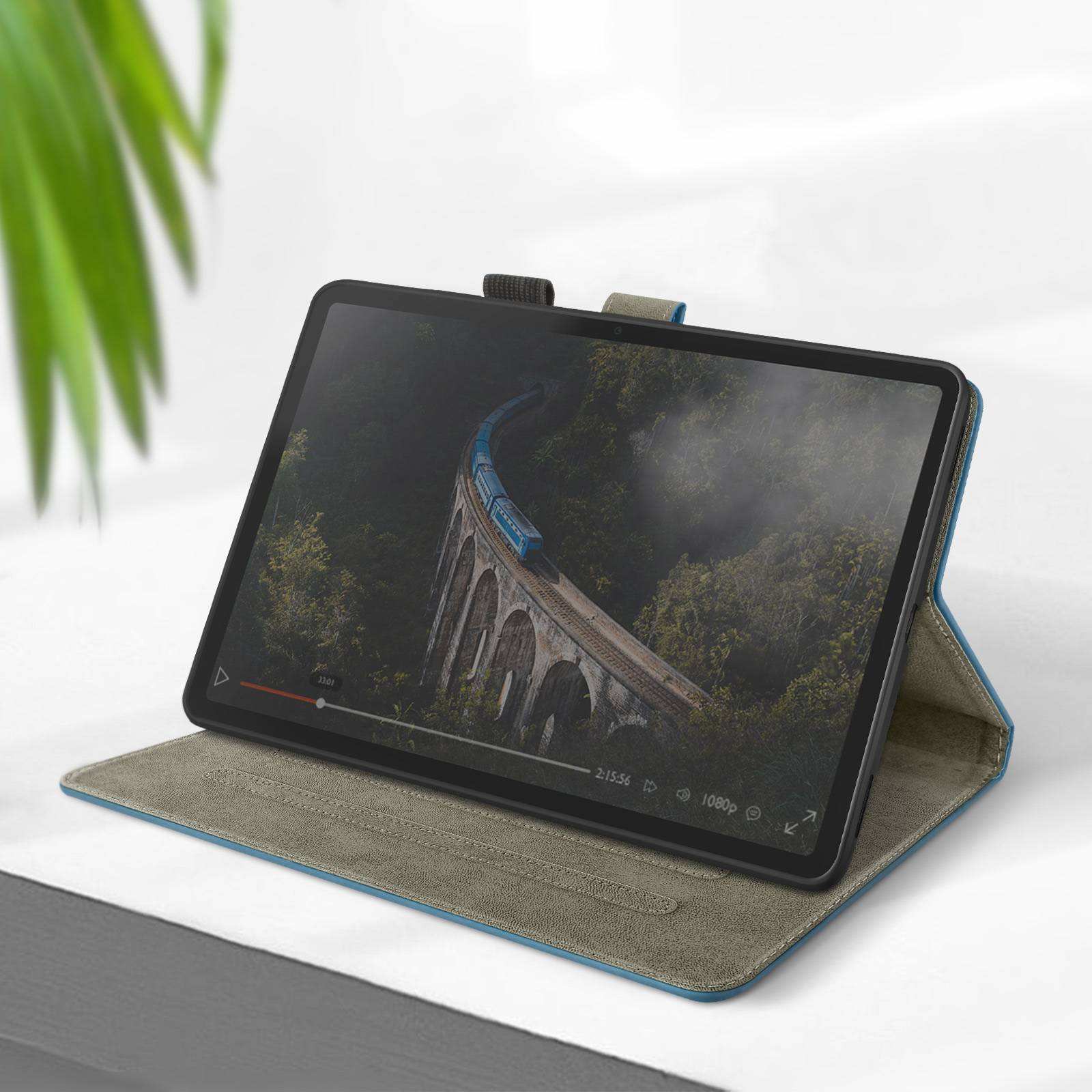 Étui pour Samsung Galaxy Tab S9 et Tab S9 FE Porte-cartes Support Vidéo-4