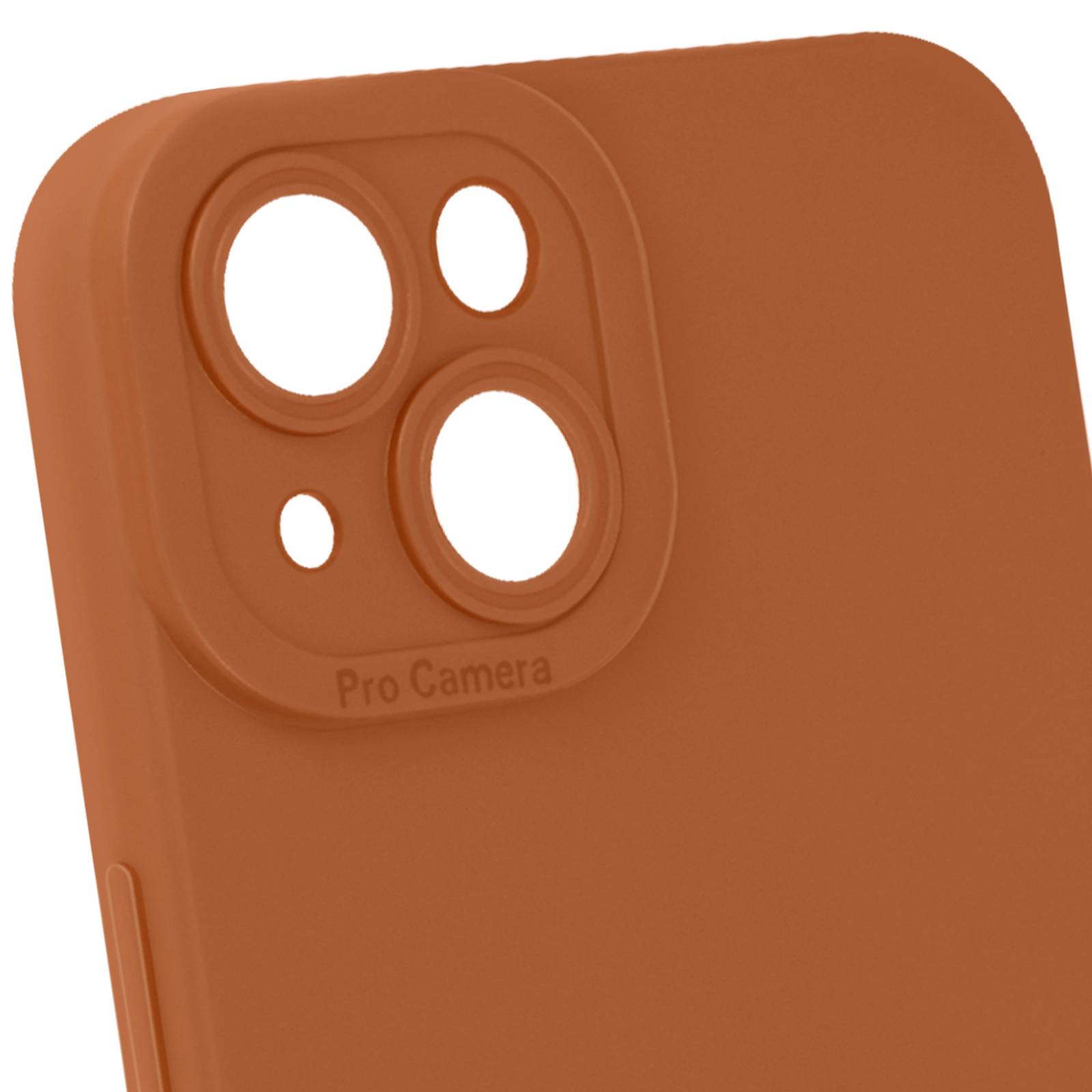 Coque pour iPhone 14 Silicone Mat Protection Caméra-1