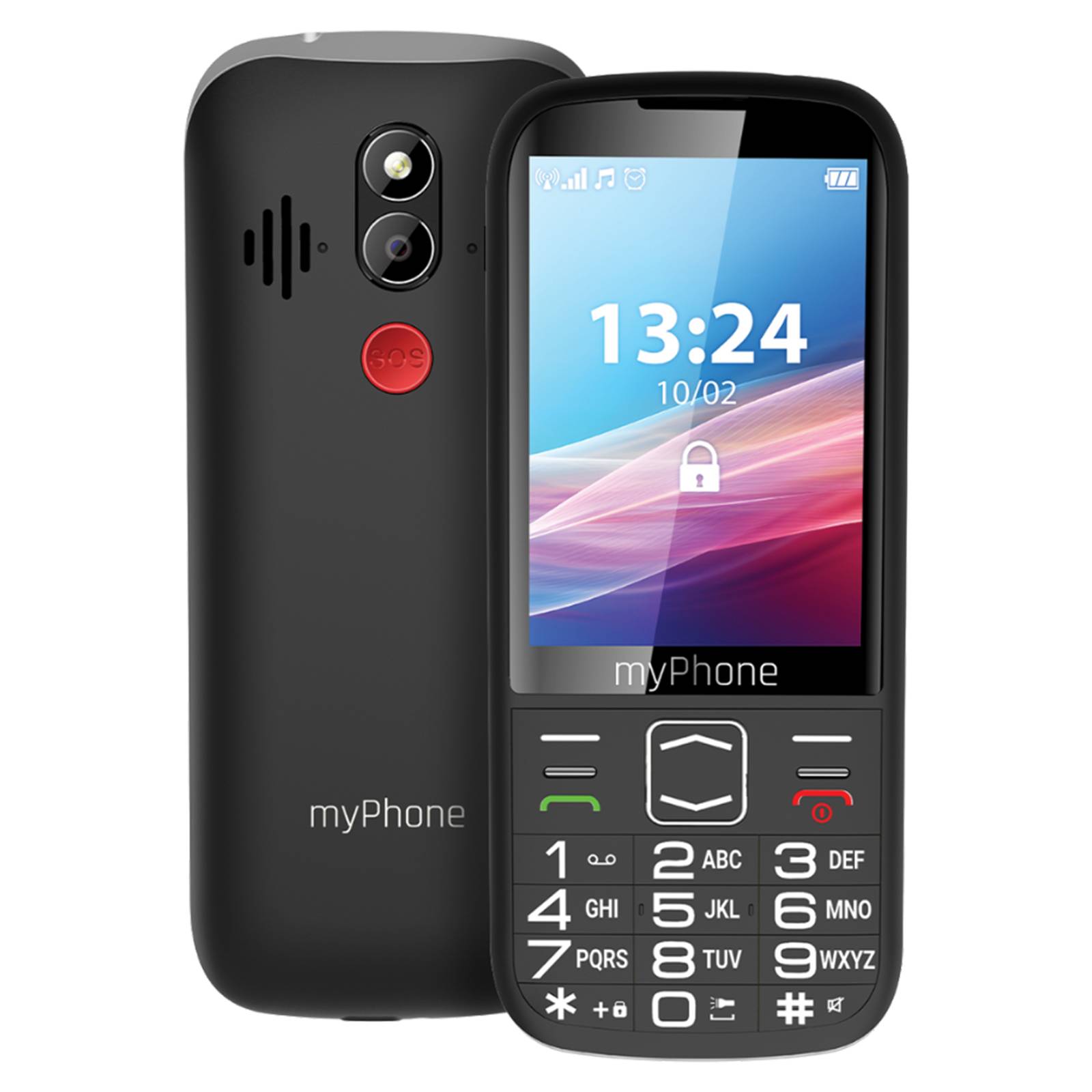 Téléphone à touches 4G LTE Grand écran SOS Radio FM Autonomie 14j-0