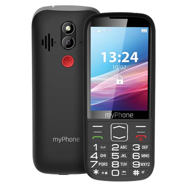 Téléphone à touches 4G LTE Grand écran SOS Radio FM Autonomie 14j