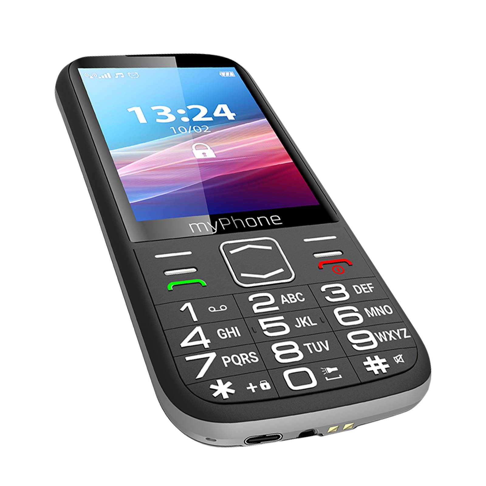 Téléphone à touches 4G LTE Grand écran SOS Radio FM Autonomie 14j-1