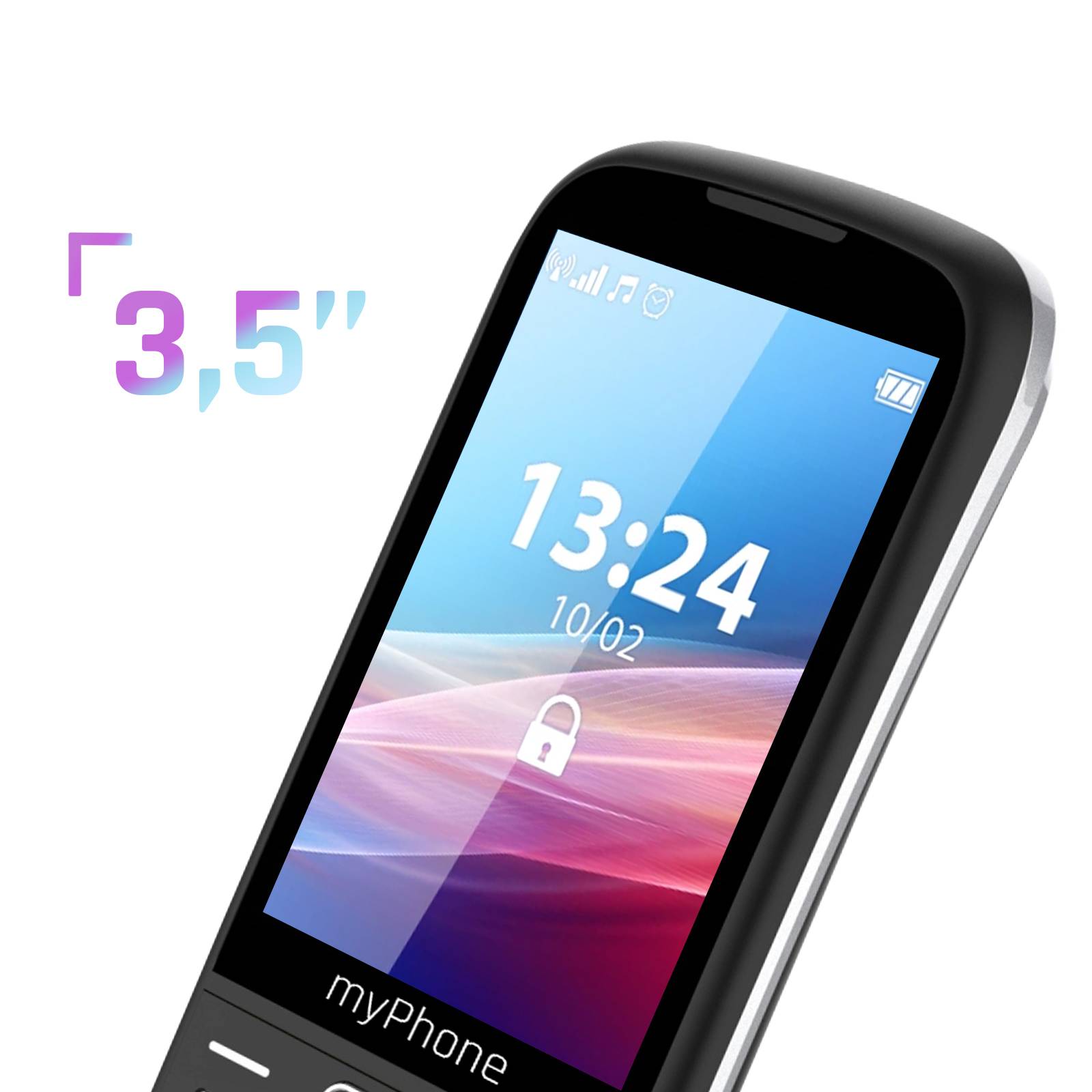 Téléphone à touches 4G LTE Grand écran SOS Radio FM Autonomie 14j-4