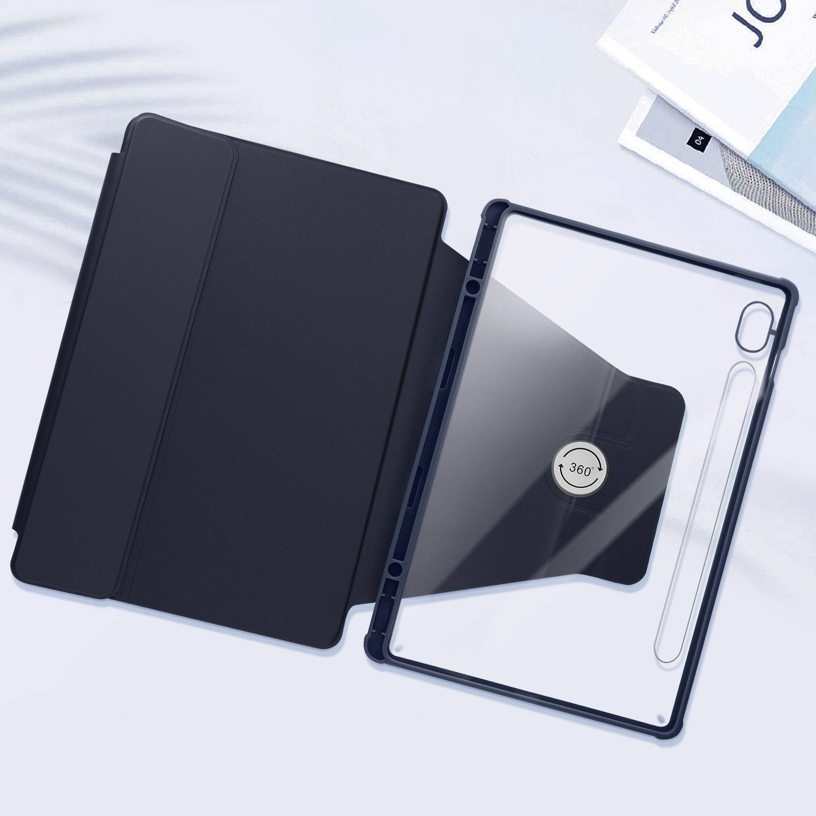 Housse pour Samsung Tab S9 FE et S10 FE Support Rotatif 360°-4