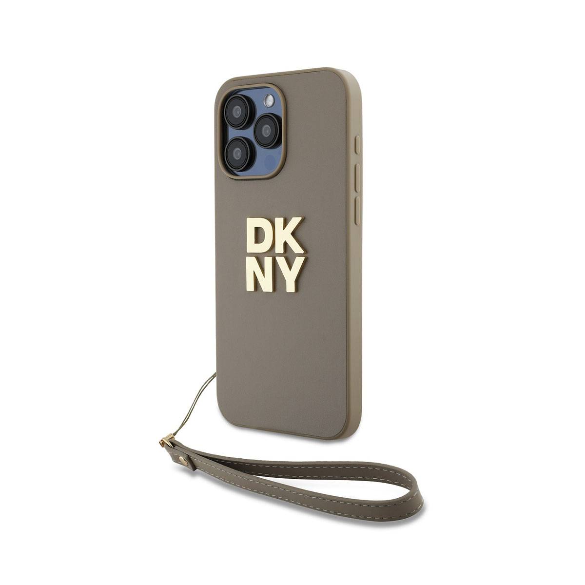 Coque pour Apple iPhone 14 Pro Max avec Logo Métallisé et Sangle de Poignet-1