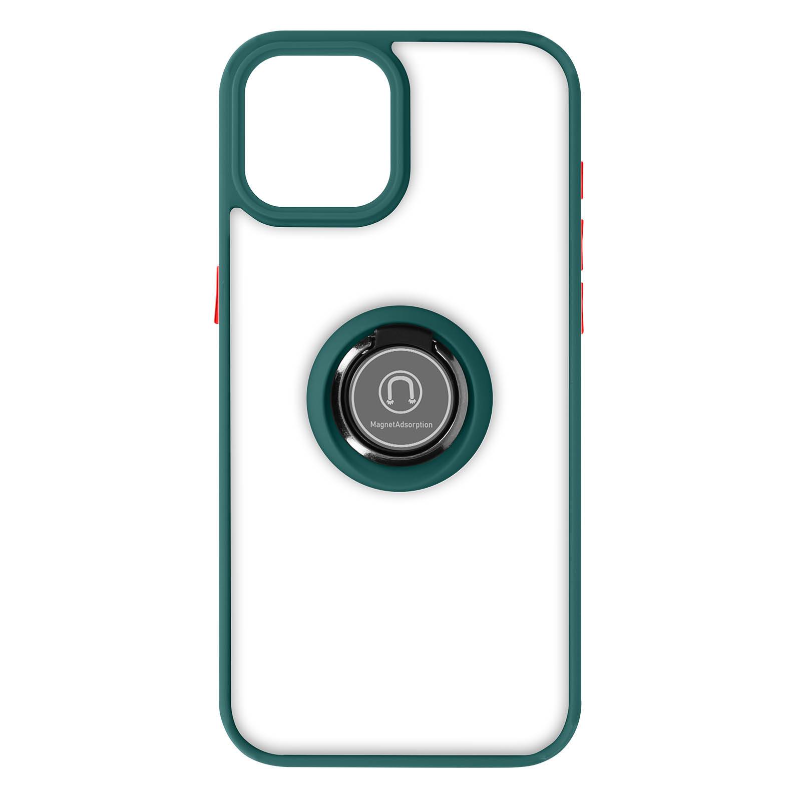 Coque pour iPhone 15 Hybride Bague Métallique Support Vidéo Ringrip-0