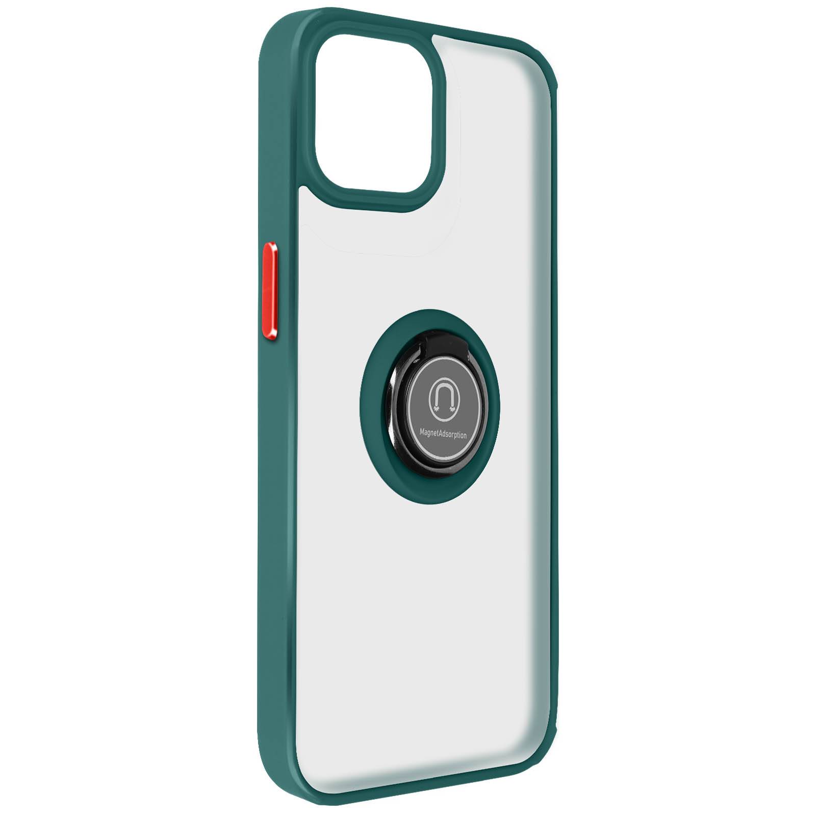 Coque pour iPhone 15 Hybride Bague Métallique Support Vidéo Ringrip-1