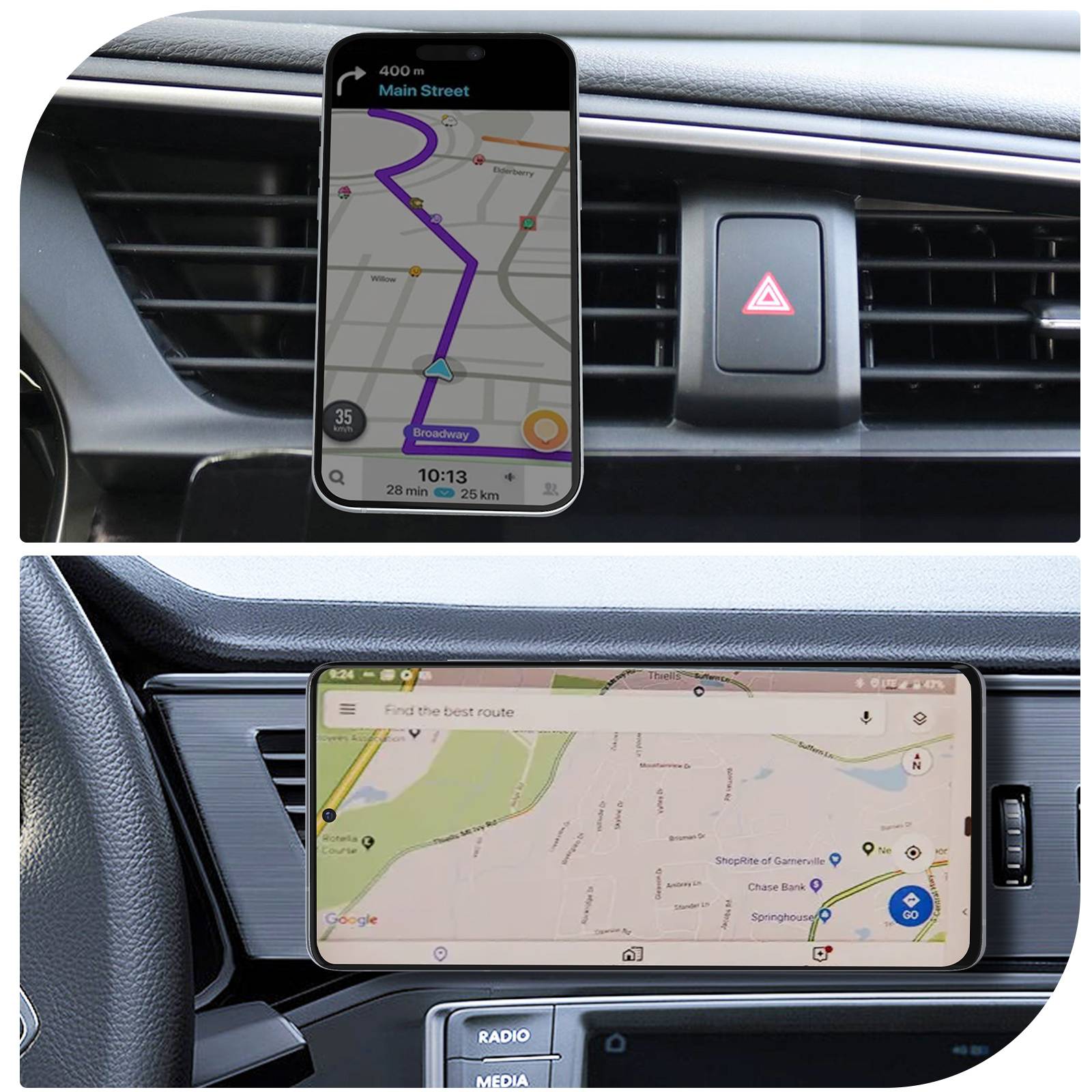 Support Voiture Magnétique pour Smartphone-4