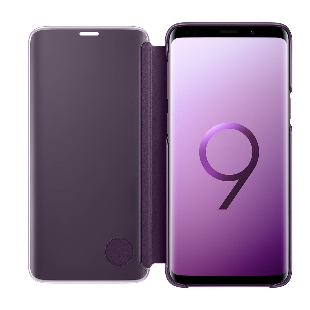 Étui pour Galaxy S9 Folio Modèle Clear View Cover avec Fonction Stand-1
