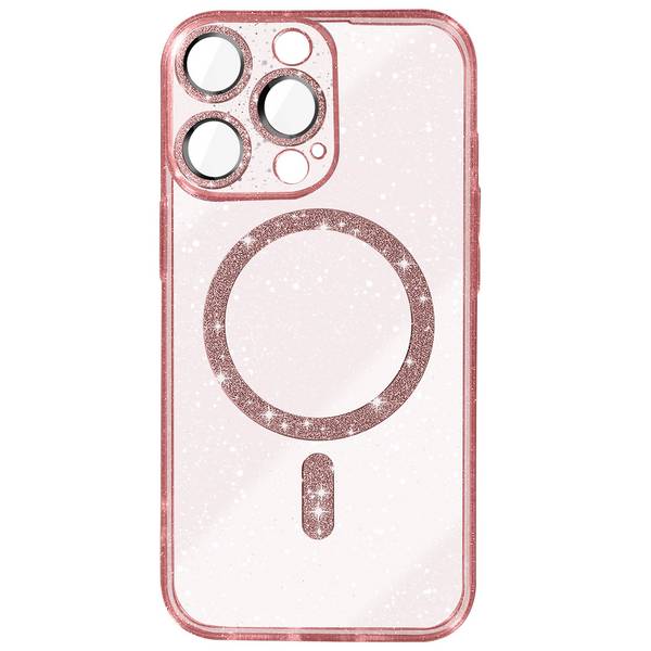 Coque MagSafe pour iPhone 14 Pro Max Silicone Pailleté