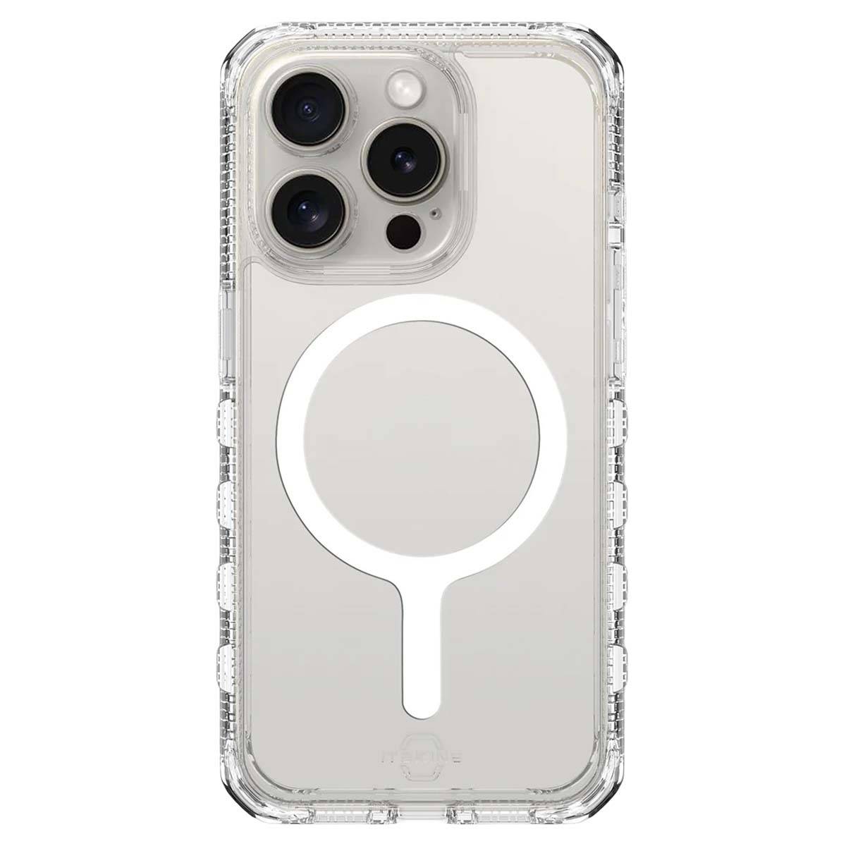 Coque Renforcée Supreme R Clear MagSafe pour iPhone 15 Pro-0