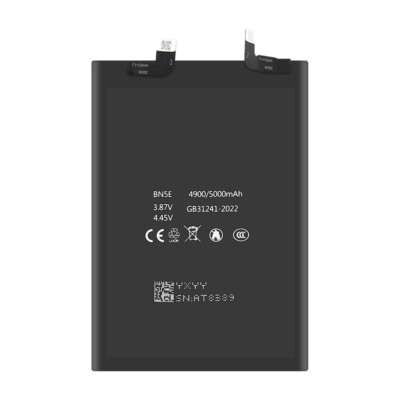 Batterie interne pour Xiaomi Redmi Note 11 Pro 5G et 4G 5000mAh BN5E-0