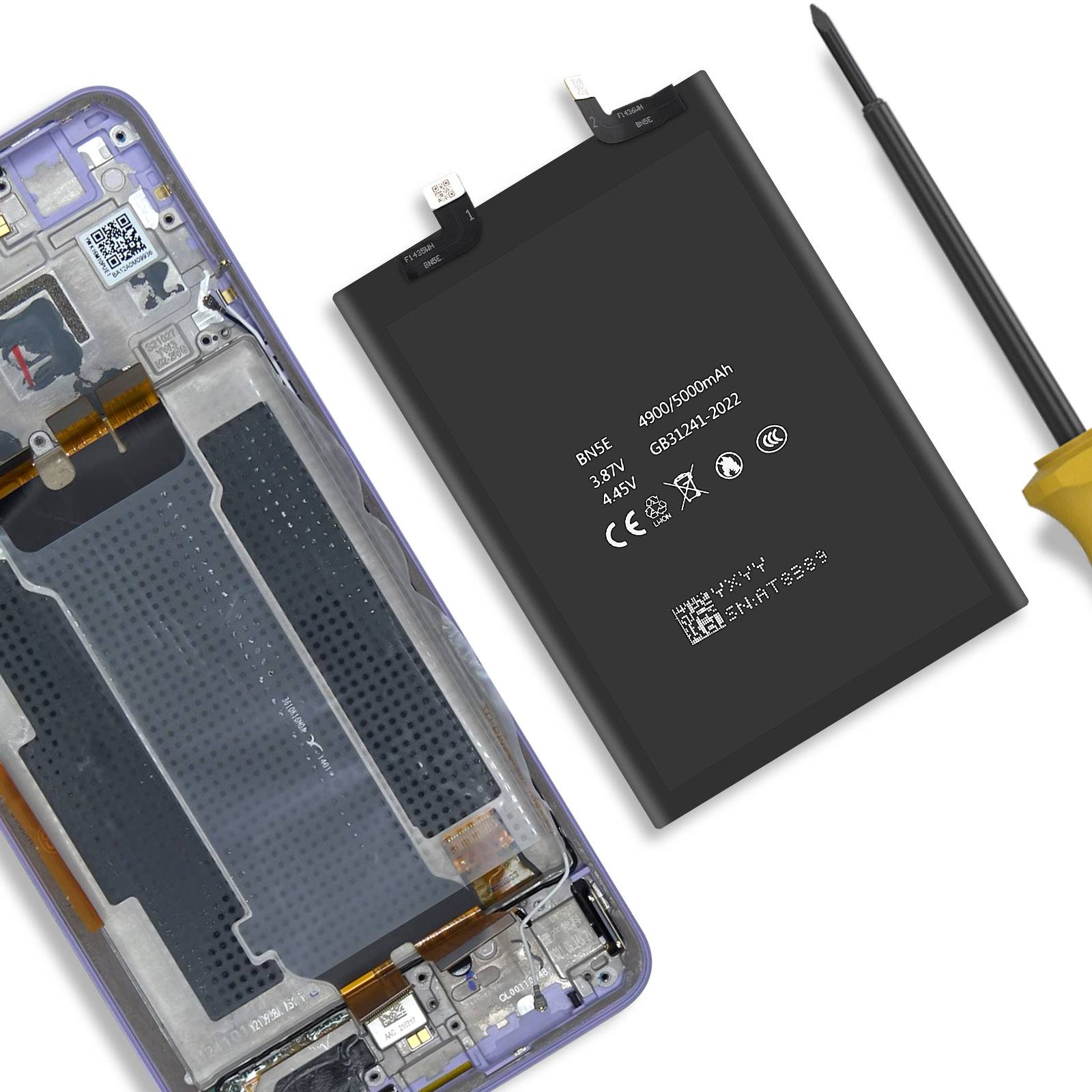 Batterie interne pour Xiaomi Redmi Note 11 Pro 5G et 4G 5000mAh BN5E-2