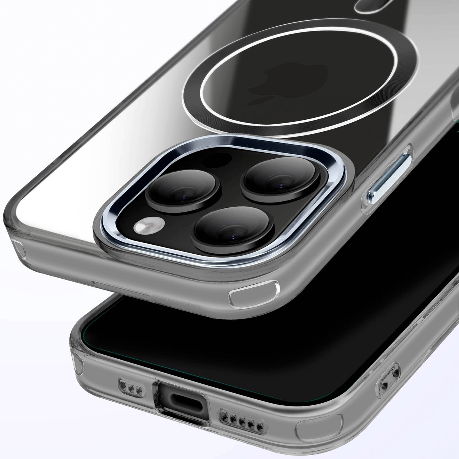 Coque MagSafe pour iPhone 13 Pro Dos Cristal Color-1